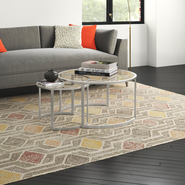 Wade Logan® Ivalee Extendable Sled 2 Nesting Coffee Table & Reviews